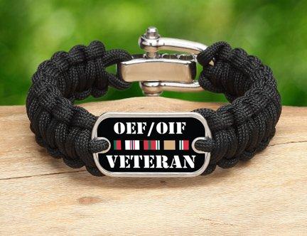 Survival Straps OEF OIF 550 Paracord Survival Bracelet